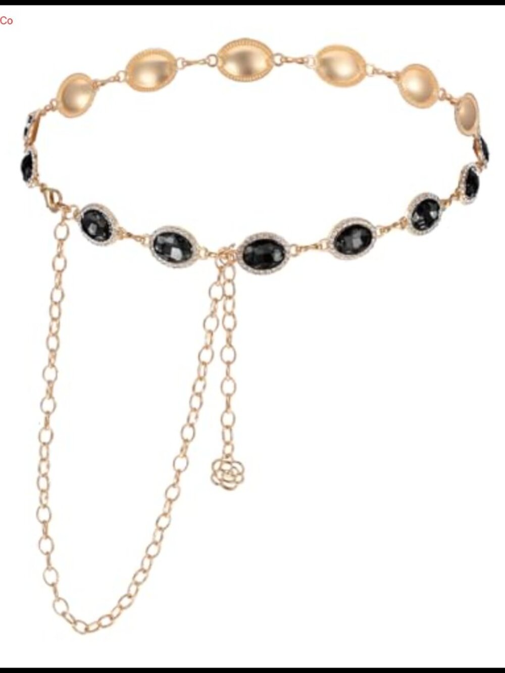 Western Chain Belt Adjustable Zinc Alloy Waist Chain for Dresses